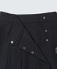 Chil Cb [Ploby]Pleated Midi Wrap Skirt.