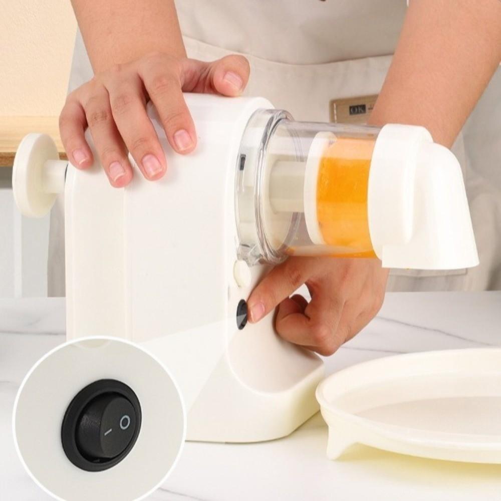 Wireless Electric Ice Crusher Detachable Large Capacity Shaved Ice Machine with Ice Molds Rechargeable Automatic Smoothie Maker