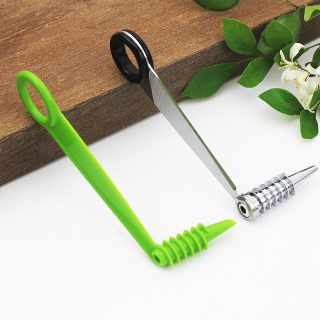 360 Rotating Stainless Steels Spirals Vegetable Cutter For Carrots Cucumbers Potatoes Compact Kitchen Slicer Tool