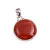 Natural Red Onyx Gemstone Handmade 925 Solid Silver Jewelry Pendant 1.50'' r1j24