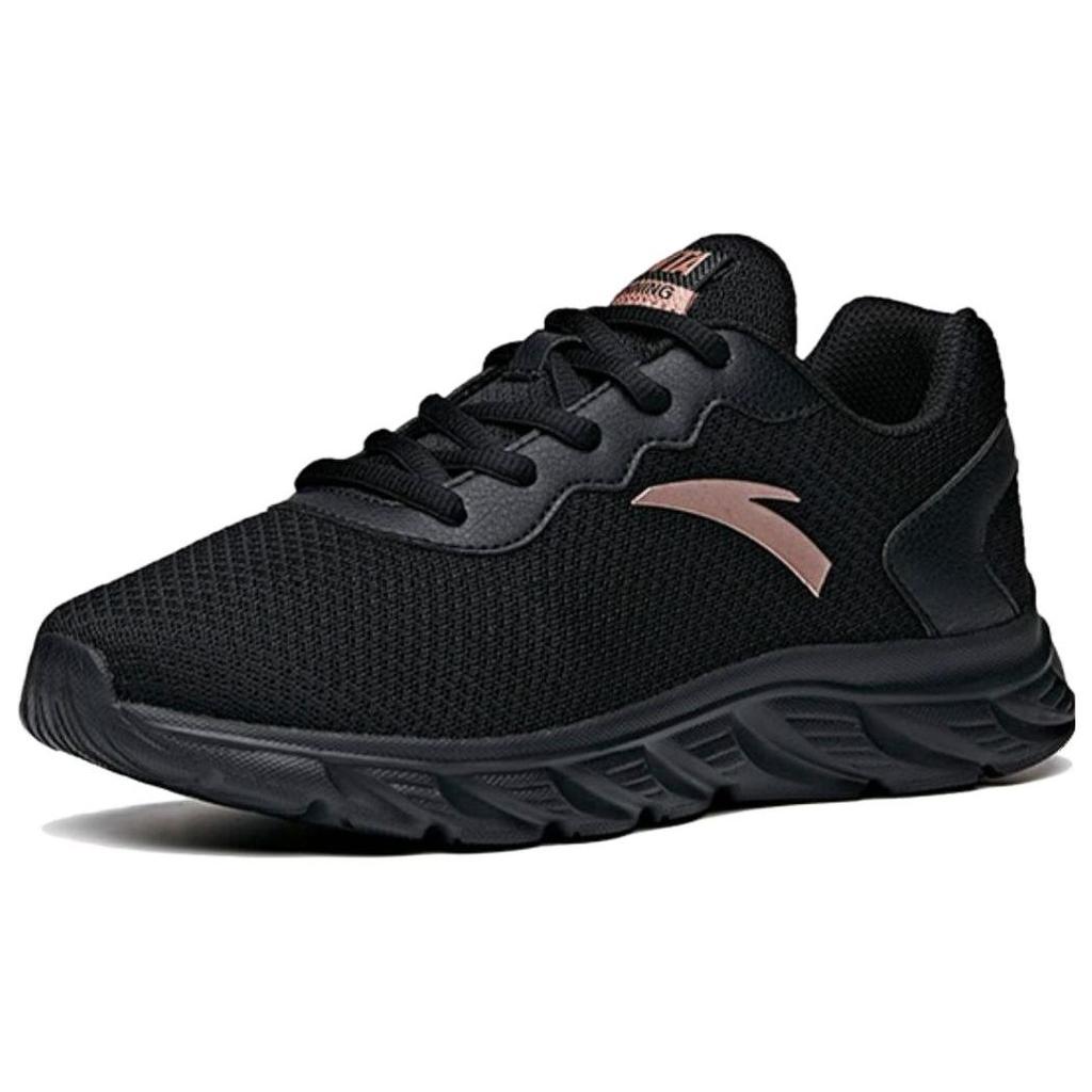 Anta Non-Slip Durable Low-Top Running Shoes Women Sneakers Black 922325526-6