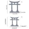Torii Gate Aquariums Decoration Landscape Ornaments for Fish Tanks Dollhouse