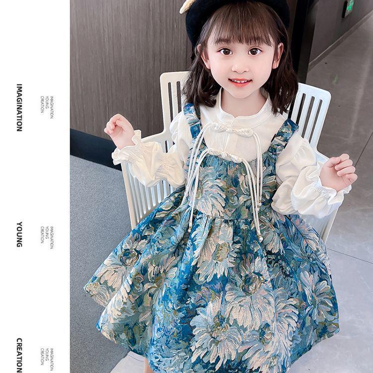 Autumn Baby Girl Lolita Princess Two-Piece Dress Set
