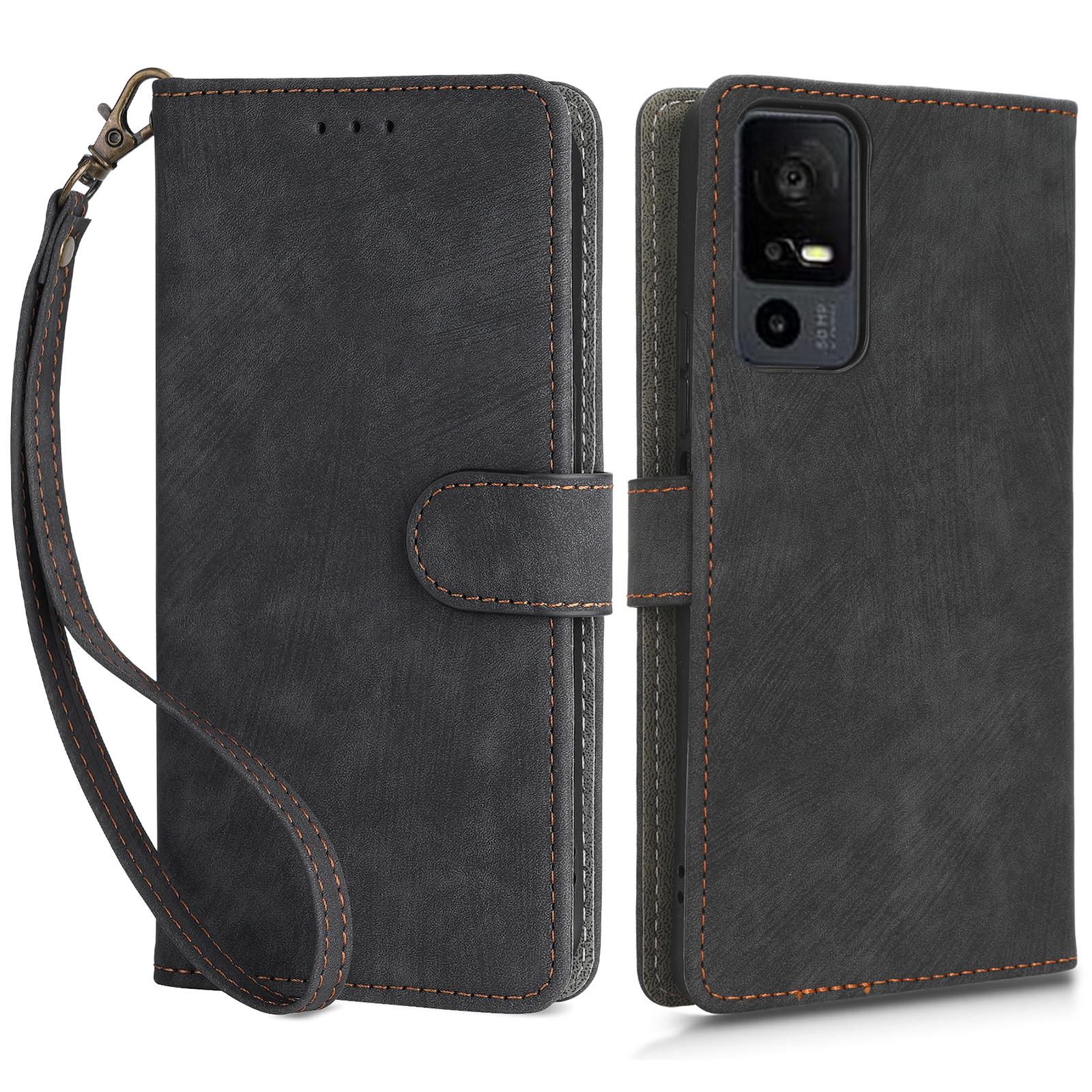 Black PU leather