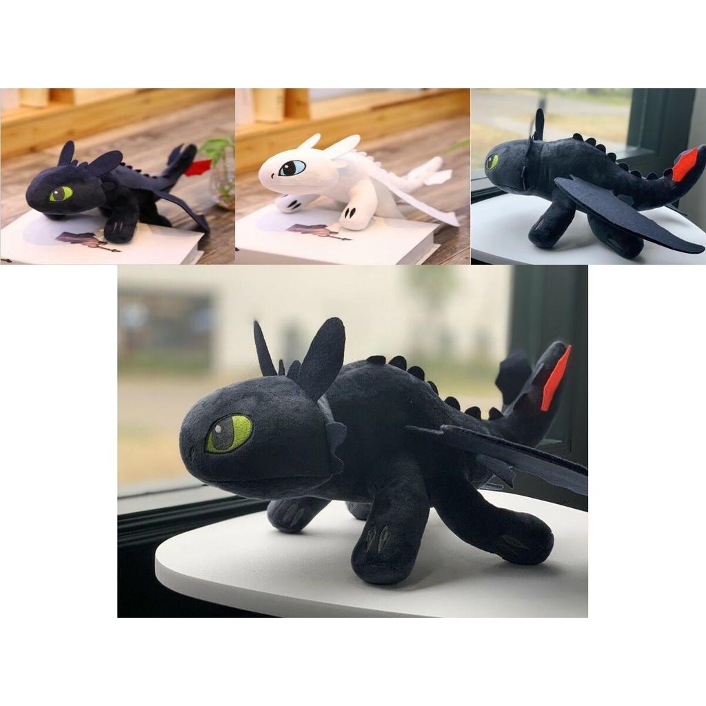 How To Train Your Dragon Toothless Night Fury Soft Plush Toy 20cm 25cm 35cm 45cm 65cm Educational Gift For Kids
