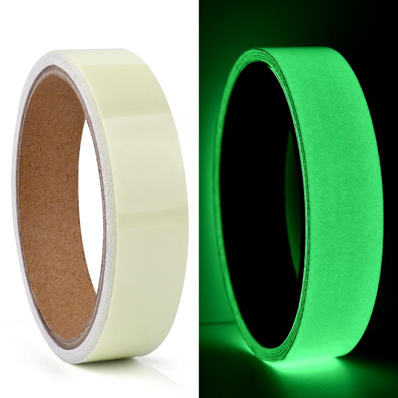 

3/M Self-Adhesive Luminous Tape Night Vision Glow Stickers DIY Home Decoration Warning Fluorescent Safety Tapes For Party 10mm&3M
