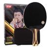 Table Tennis Racket, Nine Star Black Ebony Surface, Fang Carbon And Force Carbon Materials, Professional F9002 Penhold Grip, Single Racket with