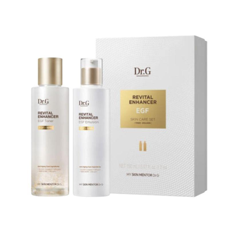

Dr. G Revital Enhancer EGF Basic 2 Piece Set (Toner 150ml + Emulsion 150ml) 1ea Toner 150ml 1ea Emulsion 150ml set