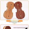 Violin Wall Mount with Solid Wood Base - Sturdy Violin Hanger and Stand