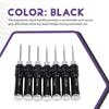 A34R For RC Helicopter Model Airplane Computer Clock, Remote Control Black Handle Hex Screwdriver Tool Set Repair Tools