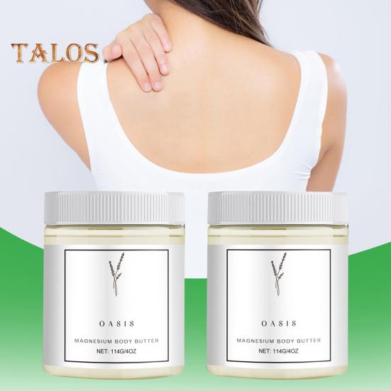 Magnesium Body Butter Cream for Neuropathy Relief 114g Shea Butter Moisturizer for Dry Skin Calming Smoothing Body Cream