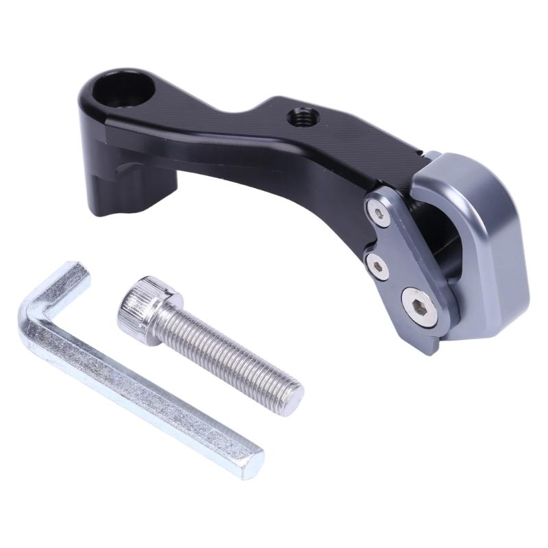 Curved Motorcycle Carry Hook for Shopping and Personal Bags, Accessory Mount Design with Included Mounting Screw Pack