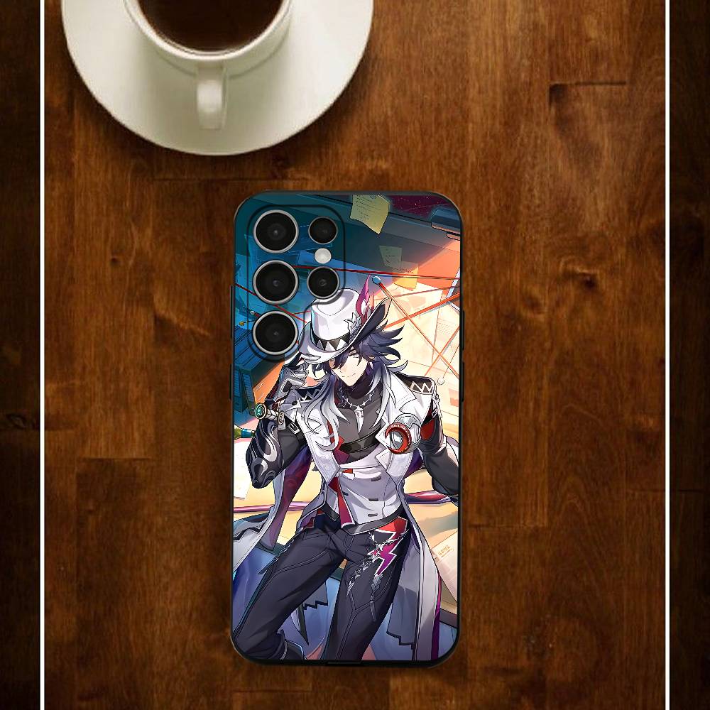 

Мультяшная Игровая Фигурка HSR Ashveil Силиконовый Чехол Для Samsung S25 24 23 22 21 20 Plus Ultra 5G Lite Ударопрочный Чехол Samsung S20fe