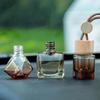1Pcs Small Round Cap Empty Pendant Ornament Car Essential Oil Diffuser Fragrance Air Freshener Scent Perfume Bottle
