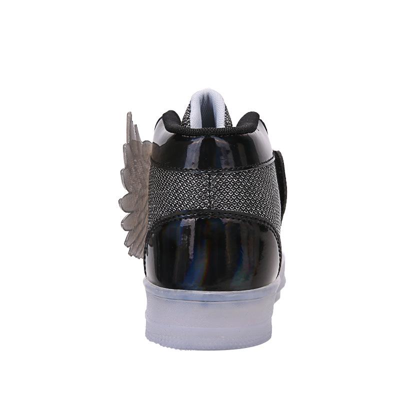 LED Light-Up Kids' Dance Shoes - 7-Color Flashing Sneakers for Boys & Girls, Ages 6-10