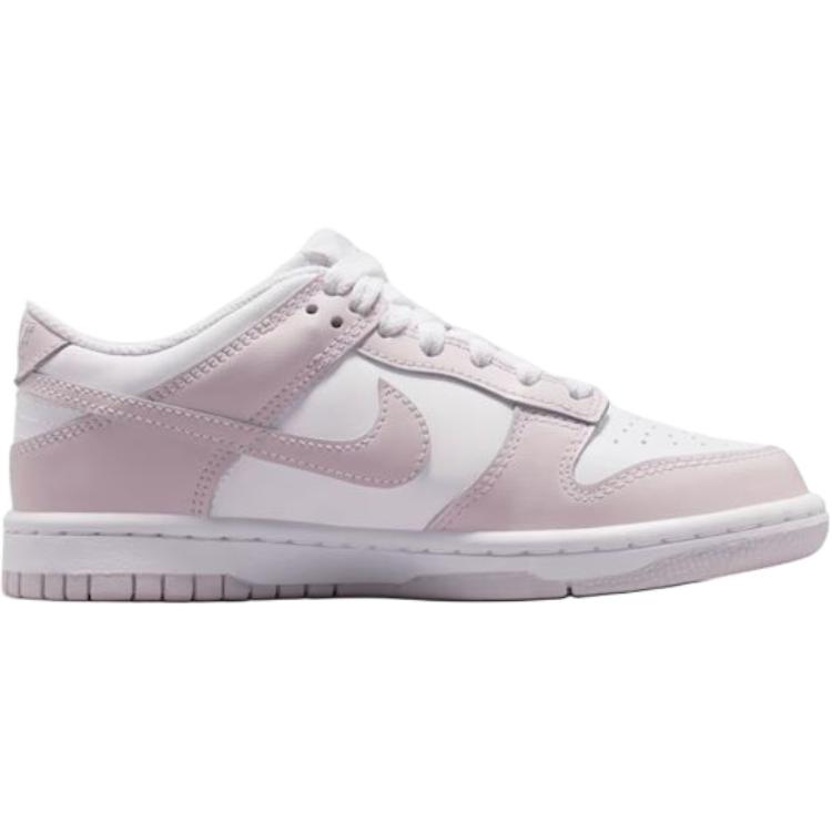 New Nike Dunk Low top Kids' Skateboarding Shoes White Light Purple Teenagers FB9109-128