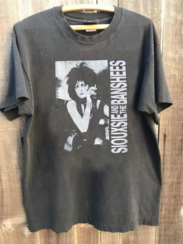 Siouxsie and the Banshees Сигарета Угольный Классический Стиль S-5XL Унисекс Футболка XXXXL
