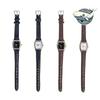 Orologio da polso quadrato rotondo da studente da donna Orologio unisex Orologio rotondo Orologio carino