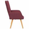 Relax Chair Burgundy Fabric