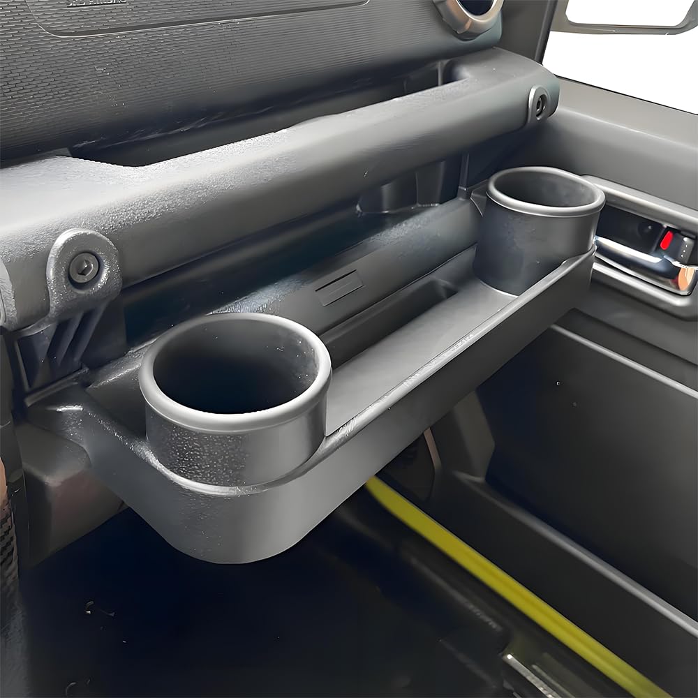 YOCTM Passenger Seat Storage Box for Suzuki Jimny Sierra and Nomad JC74 and Includes a Front Passenger Seat Drink Storage and Smartphone Stand