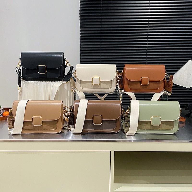 Estilo Coreano Tendencia de Nicho Bolso Cuadrado Pequeño para Mujer Nuevo Transfronterizo Gama Alta Retro Moderno Versátil para el Día a Día Hombro Cruzado