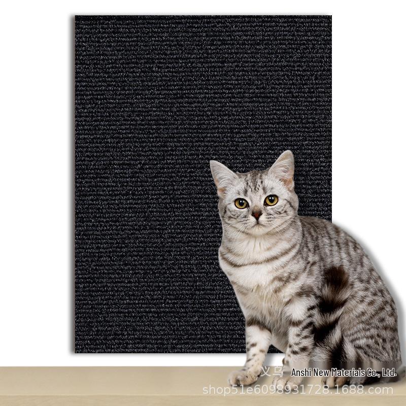 Durable Cat Scratch Pad & Climbing Wall Sticker - Debris-Free, Multifunctional Cat Teaser & Scratching Board