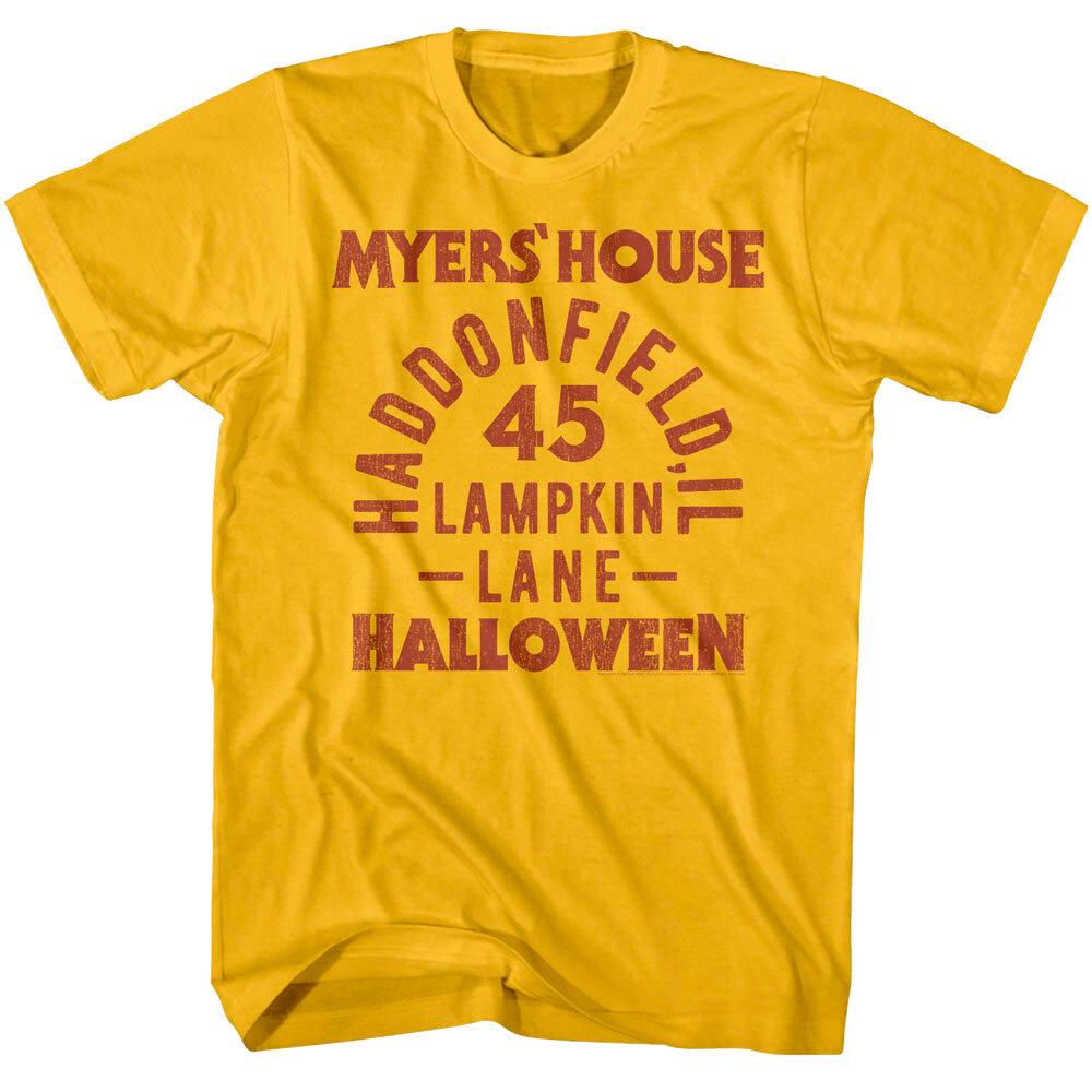 Halloween Myers House 45 Lampkin Lane Men T Shirt Haddonfield Horror Movie XXXXL