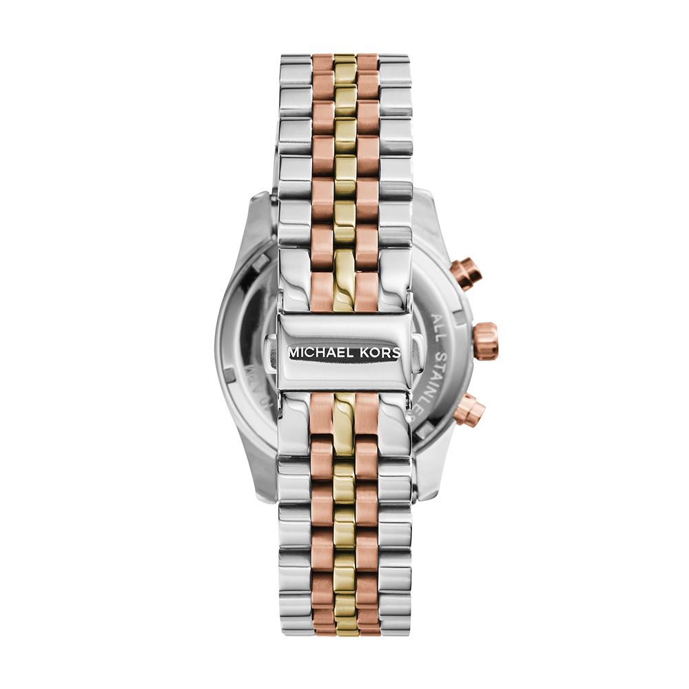 Michael Kors MK5735 Women's Watch Silver Strap White Dial 38mm + Box