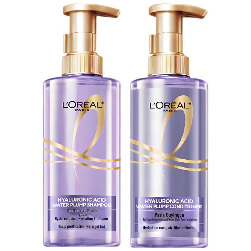L Oréal Paris Hyaluronic Acid Oil Control Volumizing Hair Care Set