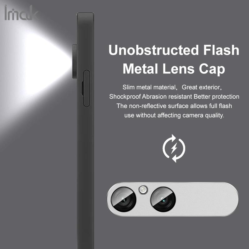 For Sony Xperia 10 VII Glass IMAK Metal Armor Premium Camera Protector Lens Film