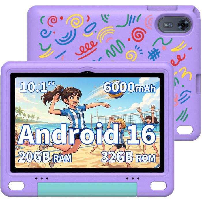 SVITOO Kids Tablet 10 inch Wi-Fi Android16 Purple