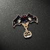 Ghost Pumpkin Lantern Brooch Zinc Zinc Alloy Halloween Brooch Cool   Girls