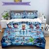 Messi Argentina Football Team Personalized Name Bedding Set,Breathable Bed Linen for Guest Room Decoration,Perfect Housewarming Gift,All Season Duvet 