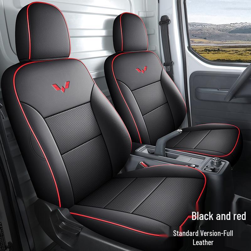 Full Leather Universal Car Seat Cushion for Wuling Yangguang - Four Seasons Model