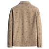 Plus Size Men's Trendy Corduroy Jacket - Spring/Autumn 2025, Loose Fit