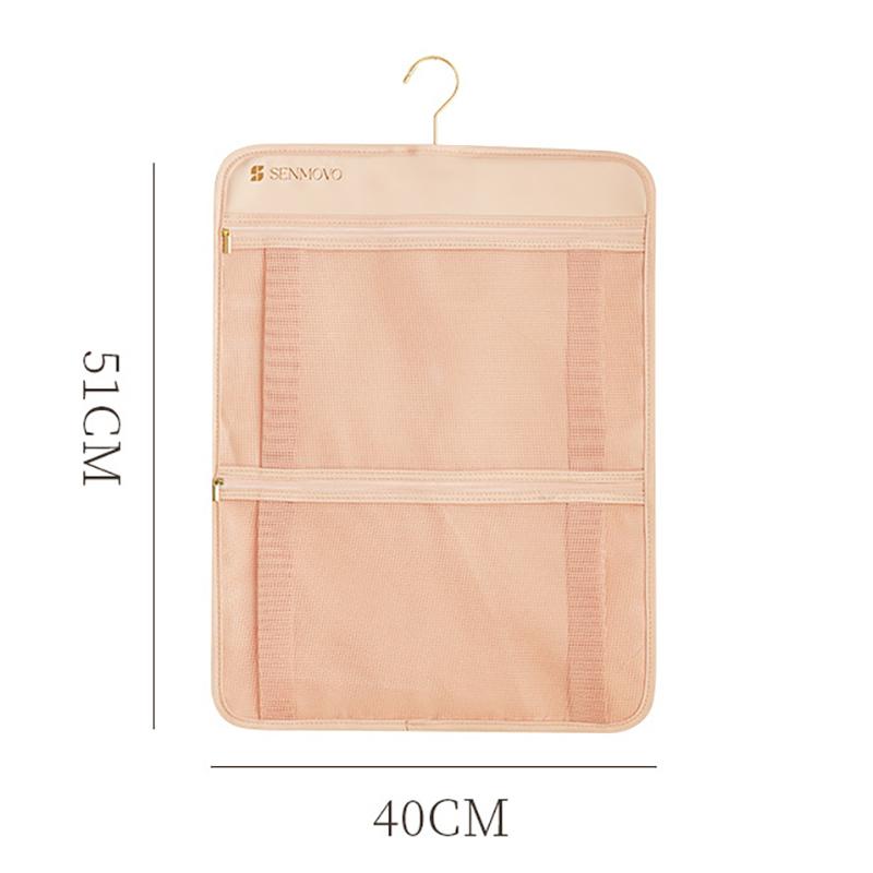 Hanging Clothes Organizer Bag - Multi-Pocket Underwear & Socks Storage For Home/Dormitory Wardrobe - Durable Space-Saving Design