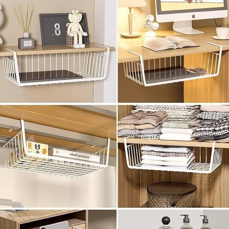 Multi-functional Hanging Storage Rack: Perfect for Dorms, Wardrobes, Kitchens.