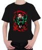 Tanjiro Kimetsu No Yaiba Sun Breath Hinokami Anime Gift Unisex Kids T-Shirt-