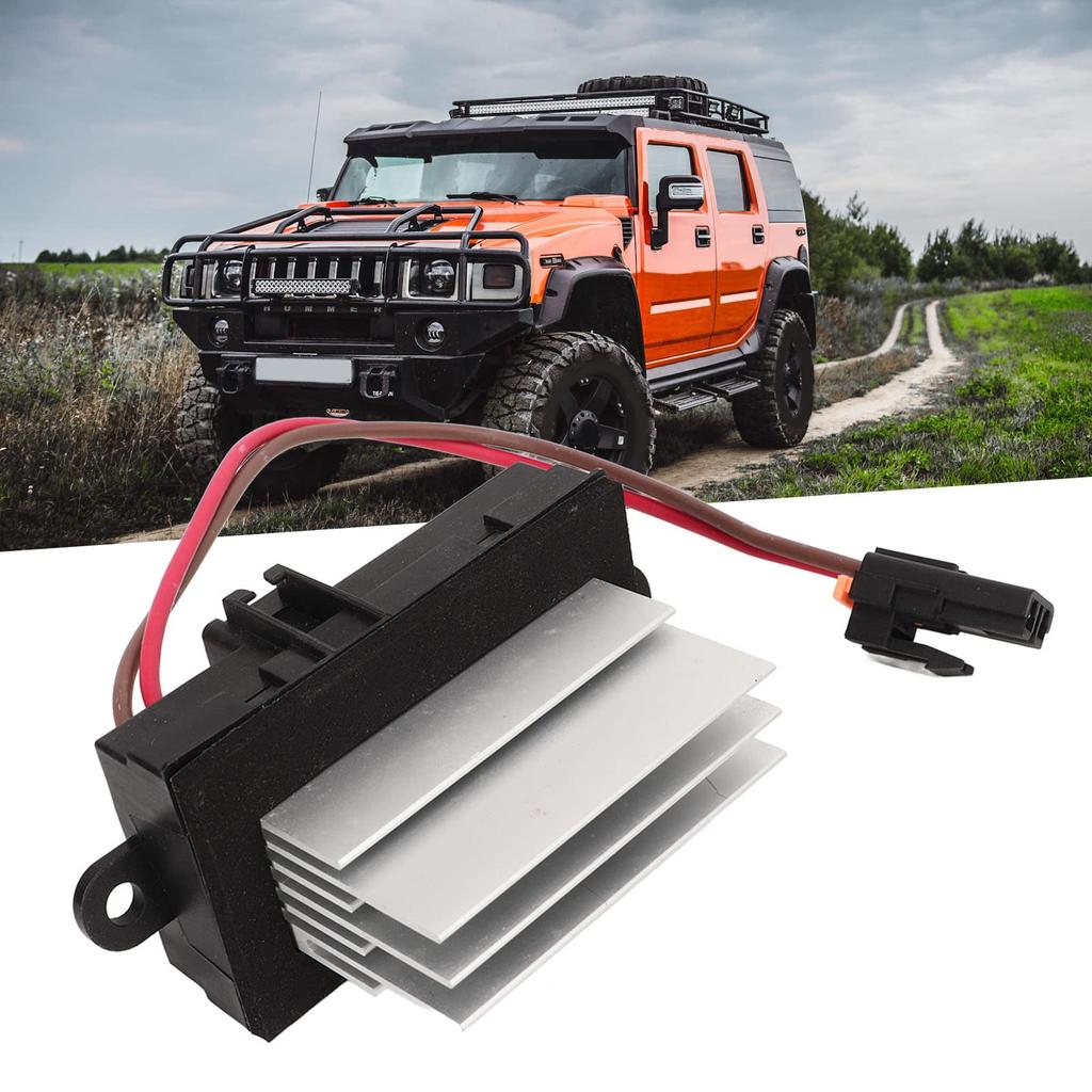 High-Performance Blower Motor Fan Resistor, Heater Blower Motor Resistor 19331830, Replacement for Hummer H2 2004-2007