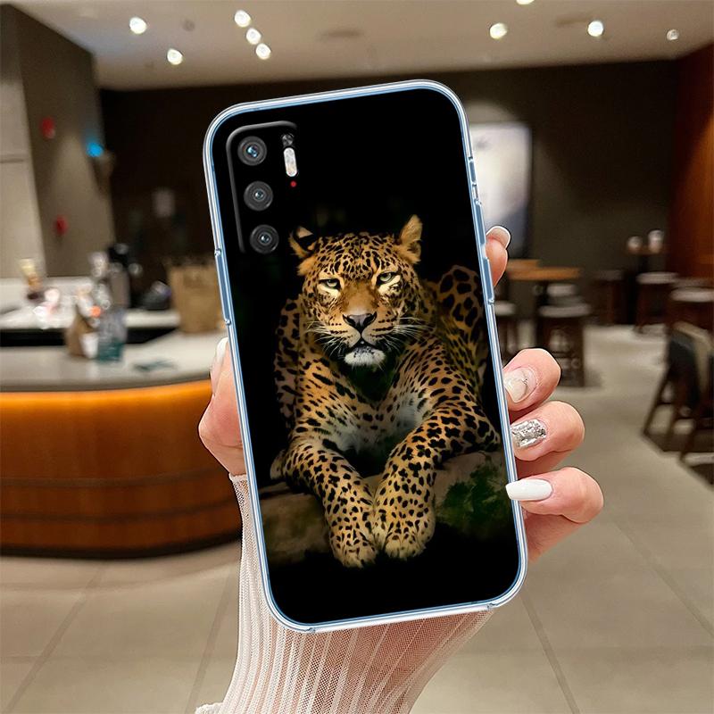 

UP2 Animal Leopard Transparent Phone Case for Motorola Moto G7 G8 G9 G84 G85 G73 G24 G15 Z2 Play Power Plus Motorola Moto G7 Power