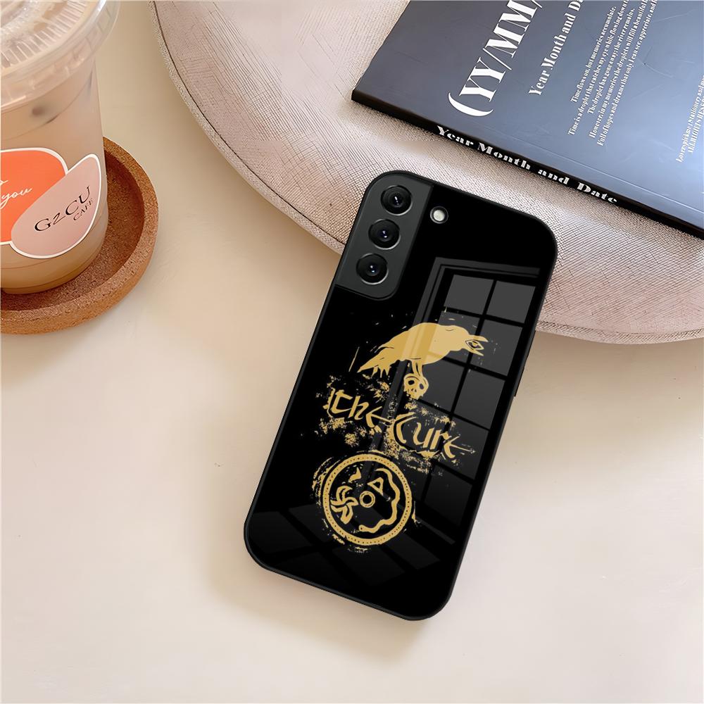 The Cure Robert Smith Phone Case Glass For Samsung Galaxy S25 S23 S24 S21 S22 S20 Ultra Fe Plus A15 A14 Cover