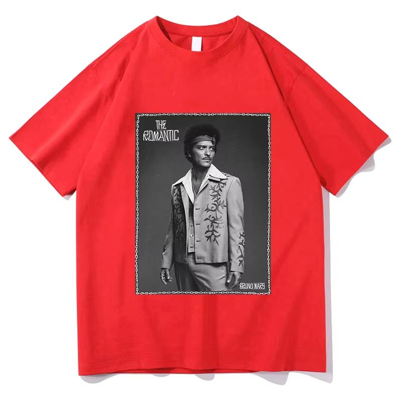 

Bruno Mars I Just Might Tour T-shirt THE ROUnisexTIC Printing Tshirt Loose Short Sleeve Cotton Female T Shirt Unisex Aesthetic Tops 4XL