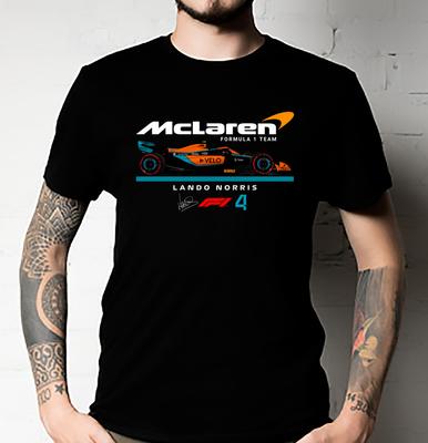 Lando Norris 4 T Shirt - British - Premium Quality Unisex Tshirt . Tee ALL SIZES Unisex T-Shirt