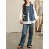 Large Size Casual Loose Denim Vest Women's Outer Wear Spring, Summer and Autumn Slimming All-match Sleeveless Vest Vest Jacket