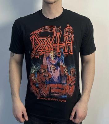 Death - Scream Bloody Gore (Gildan) Černé Tričko obituaries morbid angel