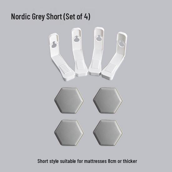 

Non-Slip Bed Sheet Clips for Mattresses & Quilts - Anti-Slip Corner Fixers for Dorms