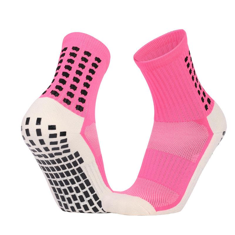 Thickened Mid-Calf Running Socks: Sweat-Absorbent, Wear-Resistant, Anti-Slip with Dot-Grip