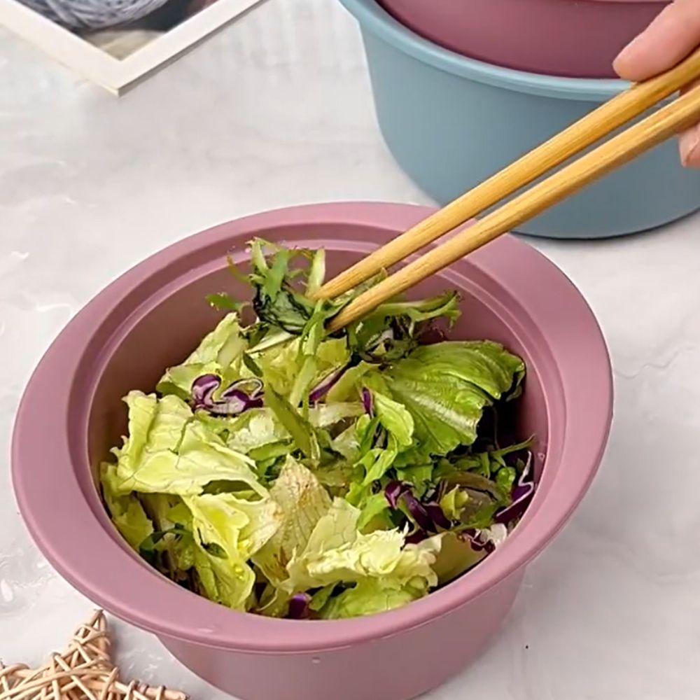 Heat-Resistant Microwave Steamer Bowl Fall-resistant Noodles Bowl Soup Bowl  Refrigerator