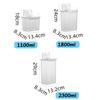1100/1800/2300Ml Laundry Detergent Dispenser Powder Storage Box Airtight Clear Washing Powder Box with Lids Liquid Container