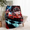 Racing Theme Printed Blanket - Perfect for Couch, Bed, Travel & Outdoor Use | Machine Washable, Cozy & Durable.